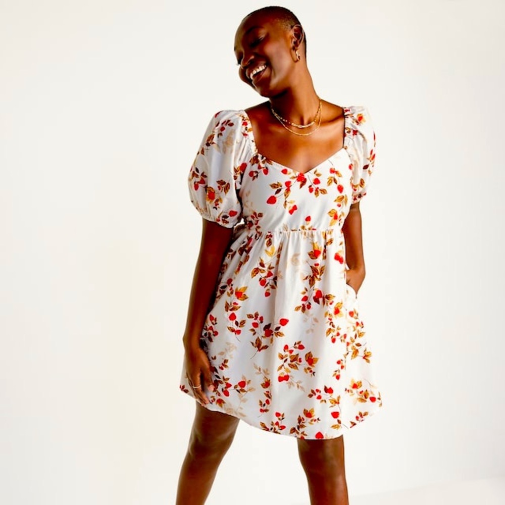 Super cute strawberry cottagecore dress